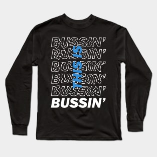 This is Bussin' - Bold Blue Long Sleeve T-Shirt